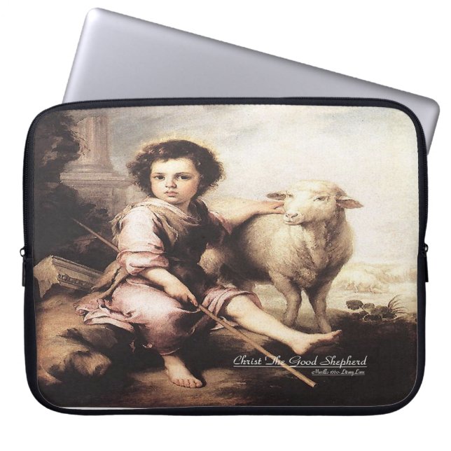 Capa Para Notebook Cristo O Bom Pastor (Frente)