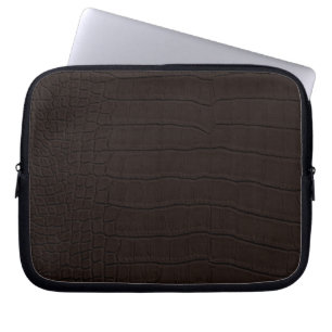 Capa Para Notebook Crocodilo Castanho Impressão