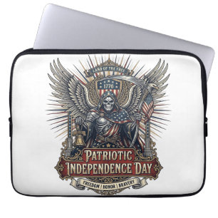 Capa Para Notebook Cromado Patriótico Ceifador Patriota Escuro Esquel