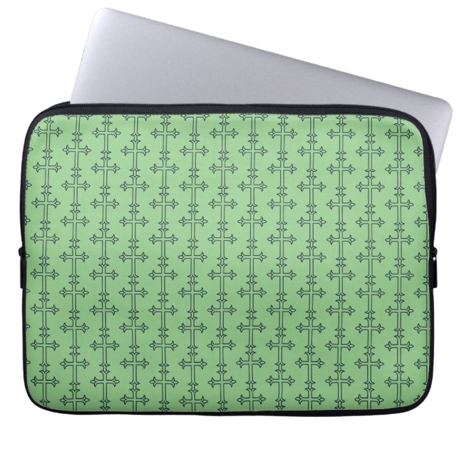 Capa Para Notebook Cruz Cristã Clássica Arte Minimalista Fina (Frente)
