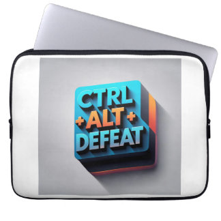 Capa Para Notebook "Ctrl+Alt+Defeat" tongue-in-cheek