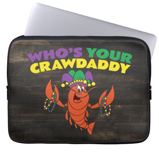 Capa Para Notebook Cujo Crawaddy Mardi Gras Engraçado (Frente)