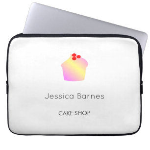 Capa Para Notebook Cupcake de bolso compre branco