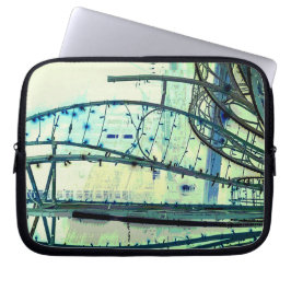 Capa Para Notebook Curvas azuis