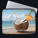 Capa Para Notebook Custom Location Coco Loco<br><div class="desc">Change the text fields as you wish. Using the editing tool,  you can also change the fonts and their sizes and colors as you wish. See my store for more custom tropical items.</div>