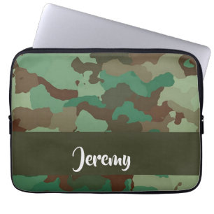 Capa Para Notebook Custom  name camouflage pattern