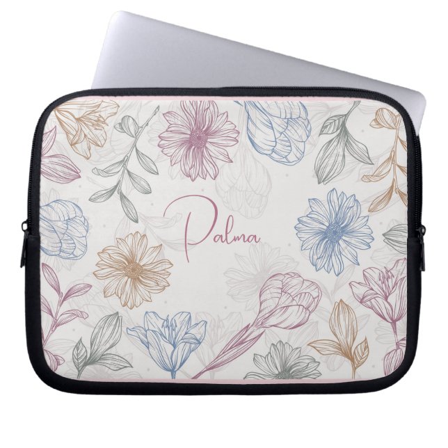 Capa Para Notebook Custom Name Pattern (Frente)