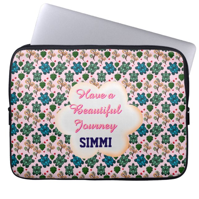 Capa Para Notebook Custom turtle pattern  (Frente)