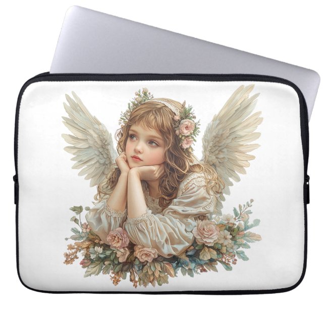 Capa Para Notebook Cute Angel / Cherub / Guardian Angel (Frente)