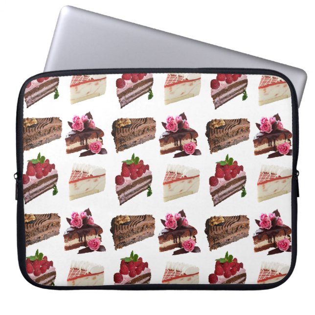 Capa Para Notebook Cute Cakes Lovers Desserts Pattern Quirky (Frente)