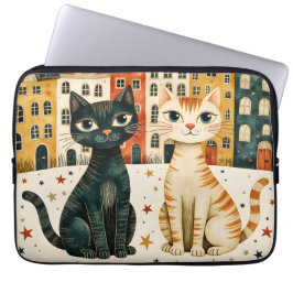 Capa Para Notebook Cute Cats