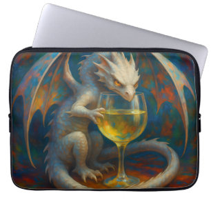 Capa Para Notebook Cute Dragão de Marfim & Arte Fantasia de Vinho Bra