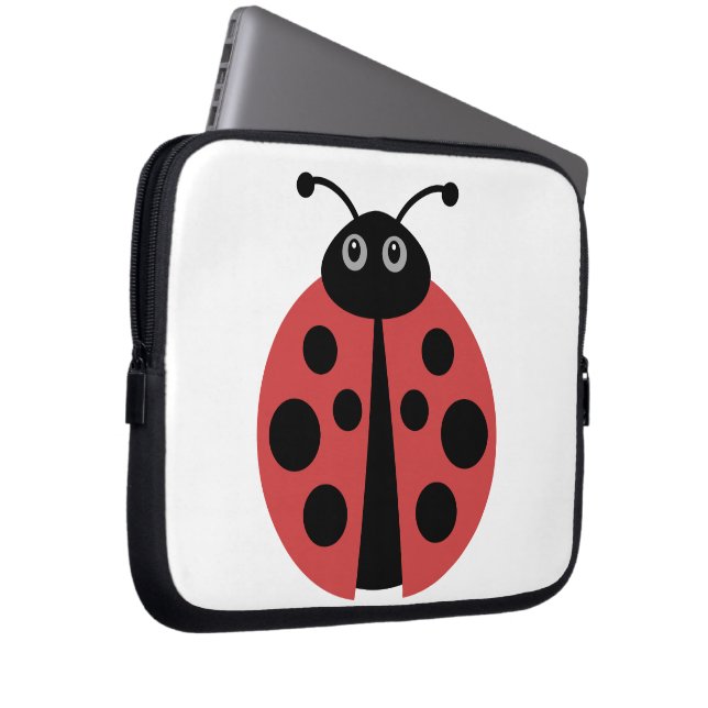 Capa Para Notebook Cute Ladybug (Frente Esquerda)