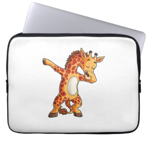 Capa Para Notebook Dabbing Giraffe T shirt Girafas Funny Dab Dance T