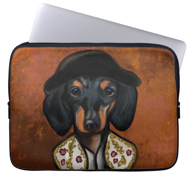 CAPA PARA NOTEBOOK DACHSHUND (Frente)