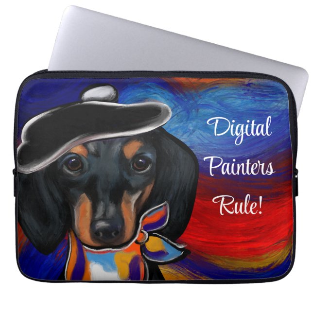 CAPA PARA NOTEBOOK DACHSHUND    (Frente)