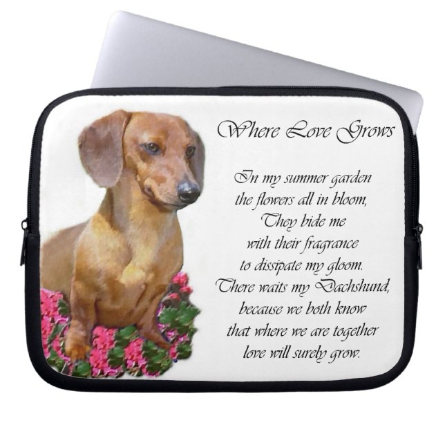 Capa Para Notebook Dachshund Art Gifts (Frente)