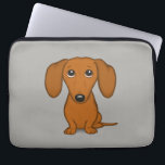 Capa Para Notebook Dachshund| Cachorro-Desenho<br><div class="desc">Doxie de Cartoon Bonito</div>