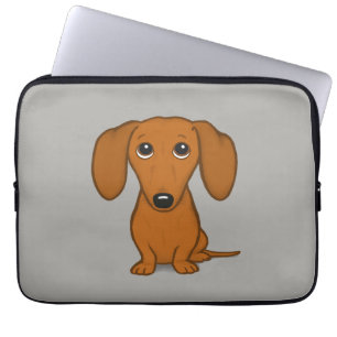 Capa Para Notebook Dachshund Cachorro-Desenho