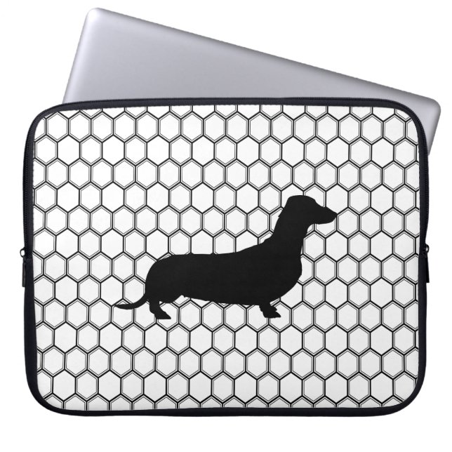 Capa Para Notebook Dachshund galhardo (Frente)