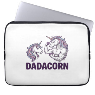 Capa Para Notebook Dadacorn Camiseta De Pai De Unicórnio Engraçado De