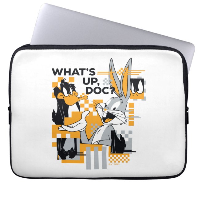 Capa Para Notebook DAFFY DUCK™ & INSETOS BUNNY™ Glitch (Frente)