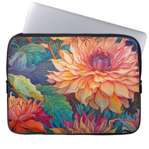 Capa Para Notebook Dahlia Floral Tapeçaria