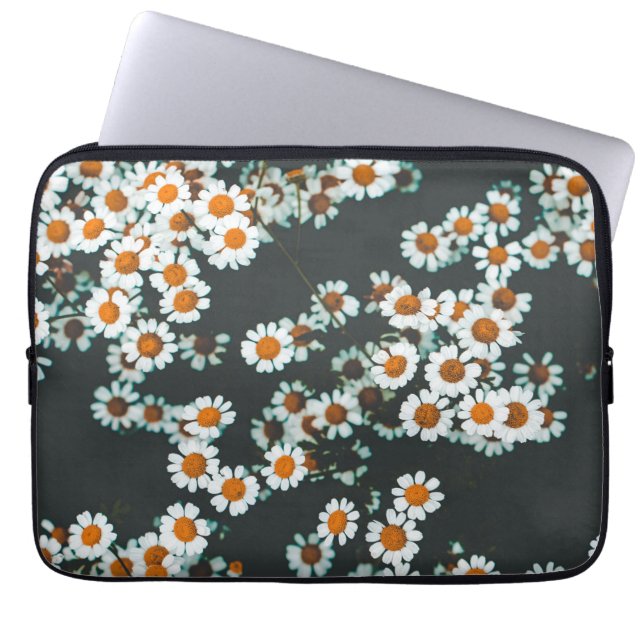 Capa Para Notebook Daisy Daisies Floral (Frente)