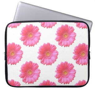 Capa Para Notebook Daisy gerbera rosa