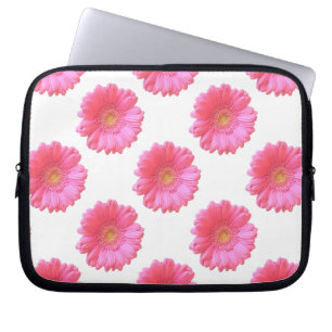 Capa Para Notebook Daisy gerbera rosa