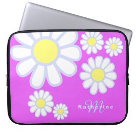 Capa Para Notebook Daisy Simple Monograma Violet