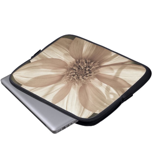 Capa Para Notebook Dália Ensolarada (Frente Inferior)