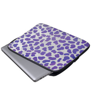 Capa Para Notebook Dalmaciano Roxo e Impressão branco