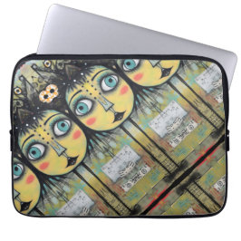 Capa Para Notebook Dama da Arte 12 Encantadora e angustiado