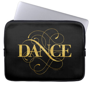 Capa Para Notebook Dança Flourish (ouro)