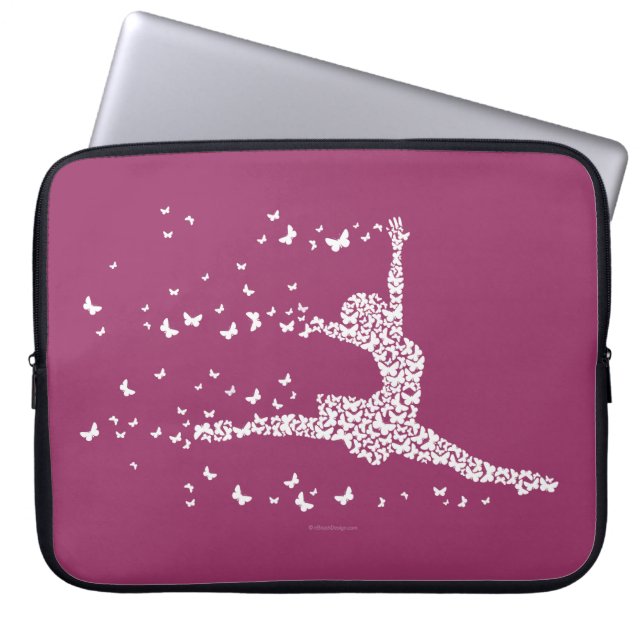 Capa Para Notebook Dançarina de Borboleta (Frente)