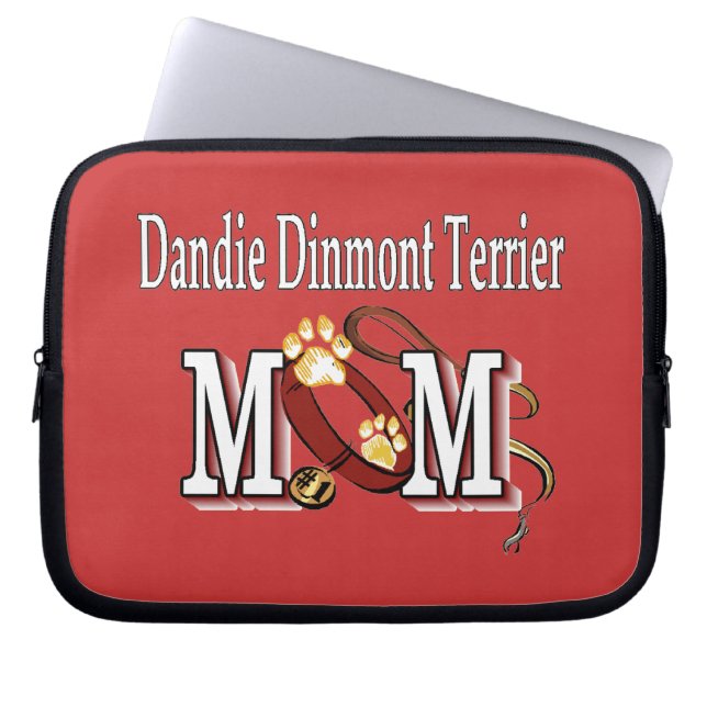 Capa Para Notebook Dandie Dinmont Terrier Mãe Gifts (Frente)