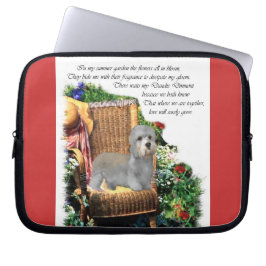 Capa Para Notebook Dandie Dinmont Terrier Summer Jarden Art