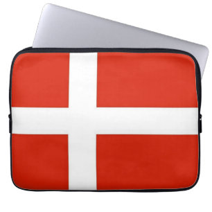 Capa Para Notebook Dannebrog; A Bandeira Oficial da Dinamarca
