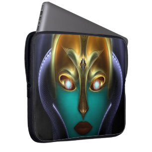 Capa Para Notebook Daria Cyborg Queen Bolsa de laptop