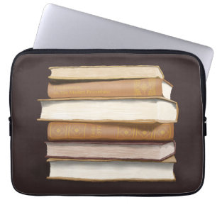 Capa Para Notebook Dark Academia Antique Books