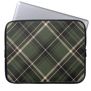 Capa Para Notebook Dark Academia Dark Spruce Xadrez Verde