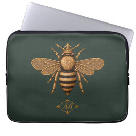 Capa Para Notebook Dark Romance Royal Bee | Floresta Profunda Verde