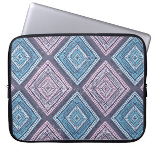 Capa Para Notebook De etnia tribal. Patte de ilustração sem descontin