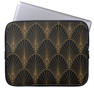 Capa Para Notebook Deco da arte: padrão geométrico clássico.