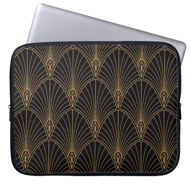 Capa Para Notebook Deco da arte: padrão geométrico clássico. (Frente)