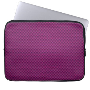 Capa Para Notebook Decor de Estilo de Fibra de Carbono Roxo