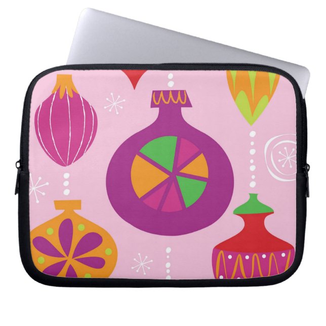 Capa Para Notebook Decoração numerosa do Natal ilustrada no diffe (Frente)