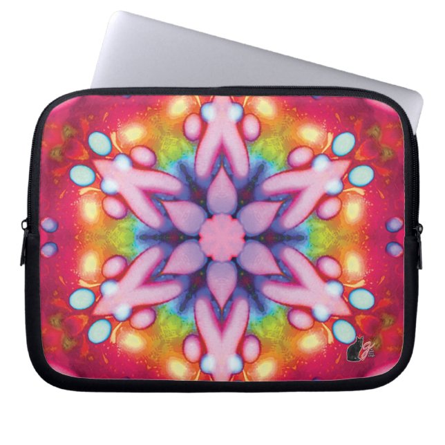 Capa Para Notebook Deelish Kaleidoscope Bolsa de laptop (Frente)