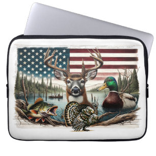 Capa Para Notebook Deer e País dos EUA